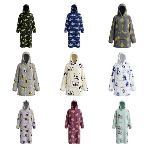 Oversized blanket hoodie - oversized,