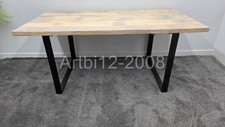 John Lewis Nkuku Fia 6 Seater Mango Wood Dining Table, Natural RRP£1200 (5098)