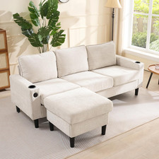 L-Shaped Corner Sofa 3 Seater