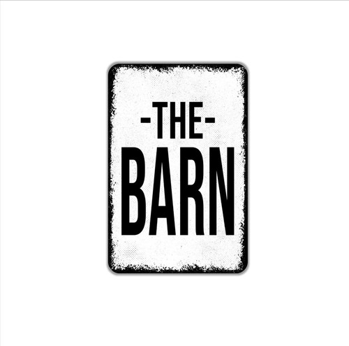 The barn sign metal wall - sign,