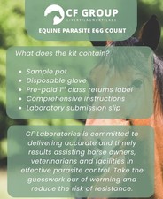 Equine Faecal Egg Count Kit Worm Count Kit With Free Return Postage Back To Us