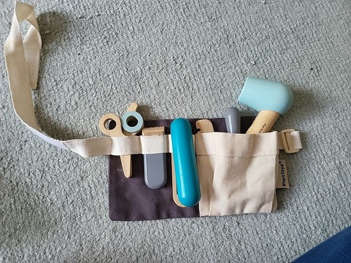 Plantoys wooden hairdressers - wooden,