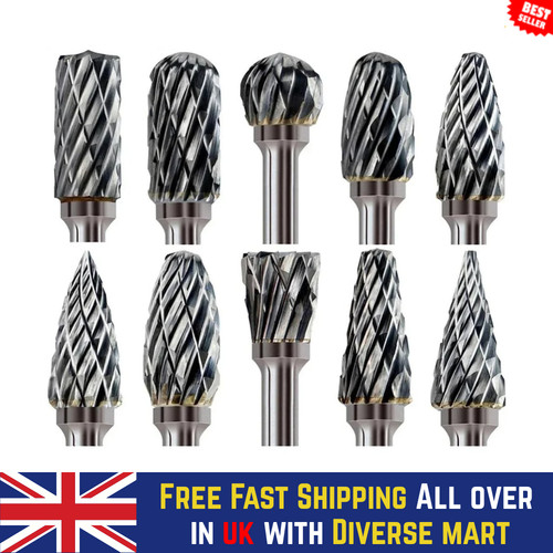 10pc tungsten carbide rotary - 10pc,