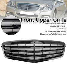 Black Front Grille Grill Fit