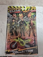 The Corps! Elite Triple Threat Figures Pack-Motorbike-Accessories-Quality-Sealed