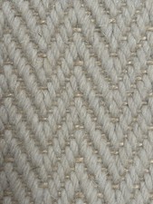 Cream Stair Carpet. Flat weave