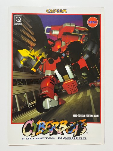 Cyberbots capcom cps2 original - capcom,