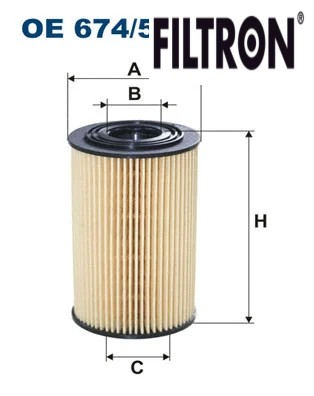Oil filter 674 filtron - 674/5, i