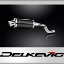 Yamaha XT500 TT500 1977-1989 225mm Oval Carbon Exhaust Silencer Can Kit