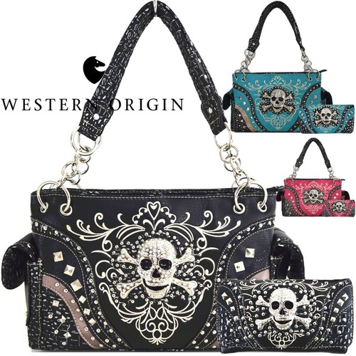 Rhinestone skull punk - rhinestone,