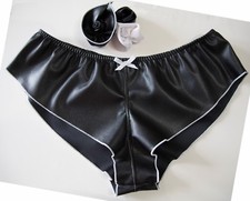 Leather Look French Knickers