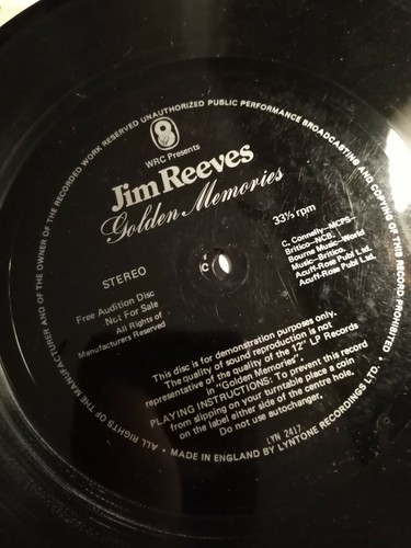 Wrc presents jim - reeves, golden