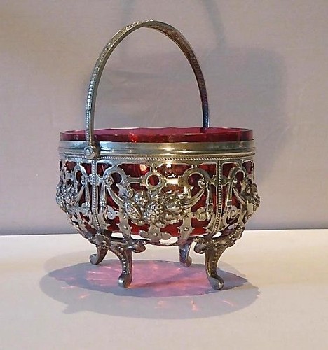 Wmf sugar basket ruby - sugar, glass