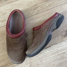 MERRELL Women’s Primo Quilted Slide SLIP ON SHOES Sz Uk 5 Earth Red Mules Sandal