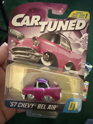Cartuned diecast chevy bel - 57,