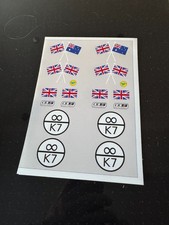 Bluebird k7 decals 1/12