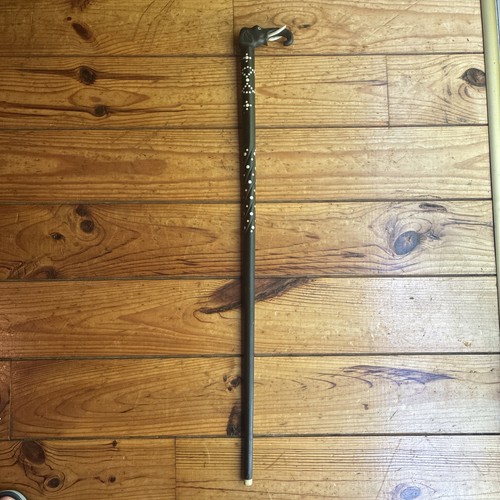 Vintage carved african walking - vintage,