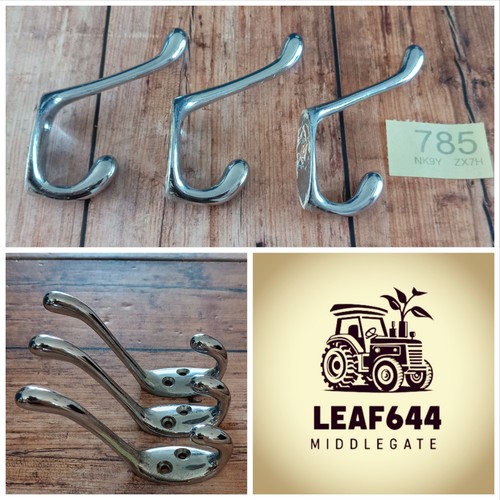 Double coat hooks - 3x,