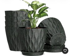Contemporary Black Planters