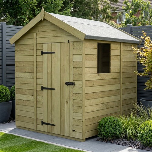 Apex shed single door all - -,