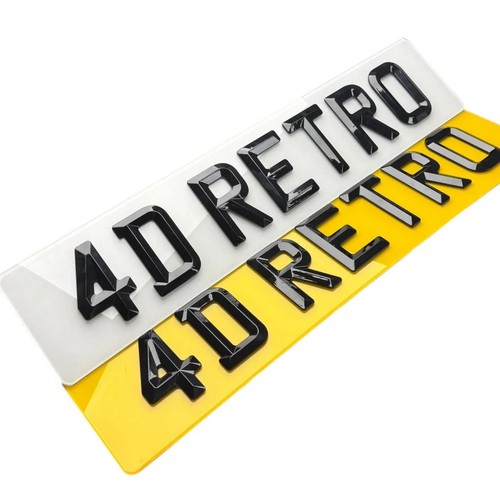 Retro bev number plates - bev,