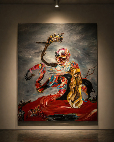 Surreal abstract wall art - surreal,