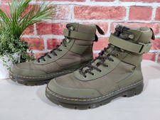 DR MARTENS AIRWAIR COMBS TECH GREEN BOOTS UK 9 EU 43 MILITARY COMBAT UTILITY