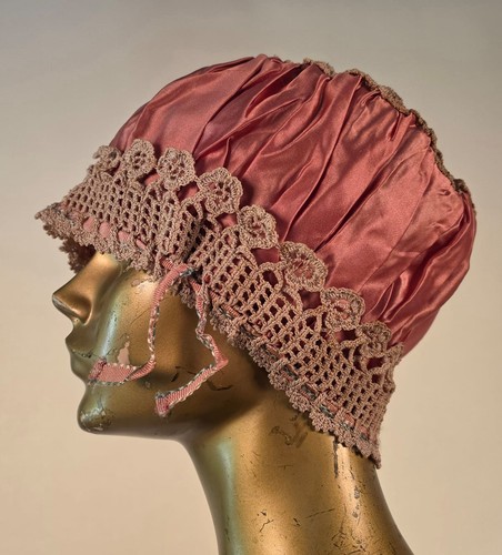 Antique edwardian pink silk - edwardian, +