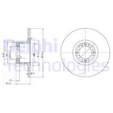 2x New Brake Disc for AUSTIN