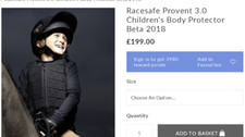 RACESAFE PROVENT 3.0  Child