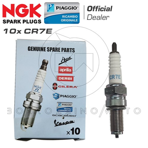 10x candles piaggio ngk - candles, piaggio-ngk