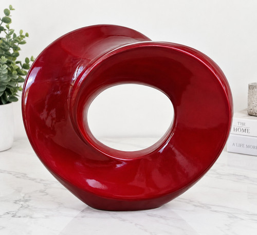 Modern red ceramic - red,