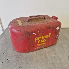 Vintage 2 Gallon Petrol Can - Used - Retro Vintage Prop Collectable - Free P&P