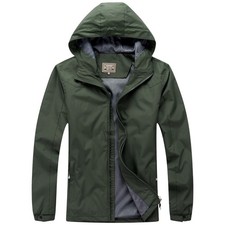 Mens Waterproof Rain Jacket