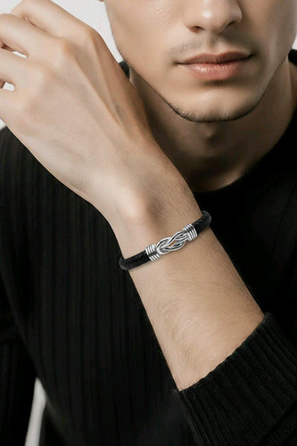 Men bracelet infinity - bracelet,