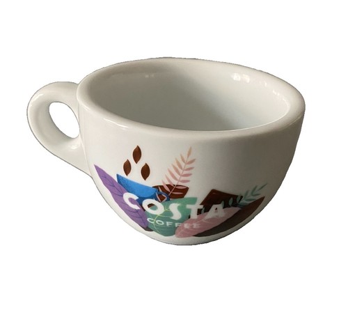 Costa coffee mug leaf design - costa,