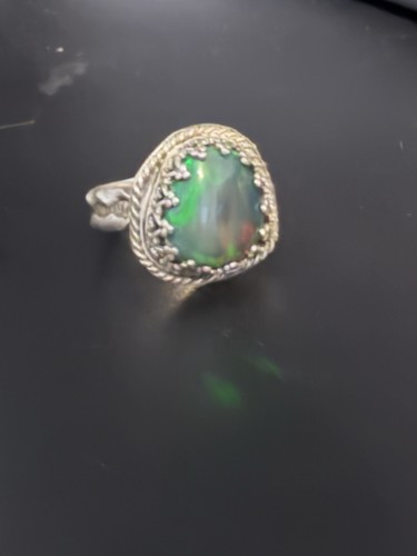 Ethiopian black opal ring for - ethiopian,