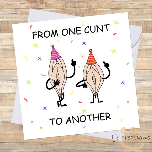 Funny birthday card - card, him