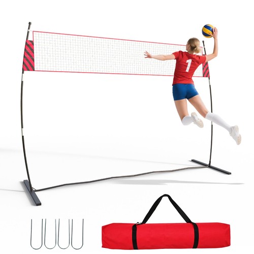 12ft adjustable volleyball net - adjustable,