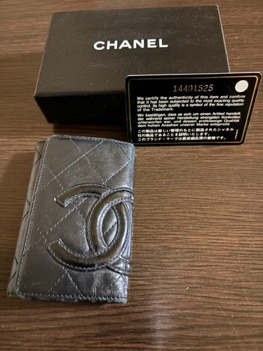 Chanel black key case - chanel,