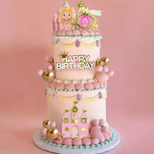 Princess cake topper birthday - cake,