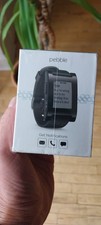 Unopened! Boxed Pebble Smartwatch for iOS and Android OS - Jet Black (301BL)
