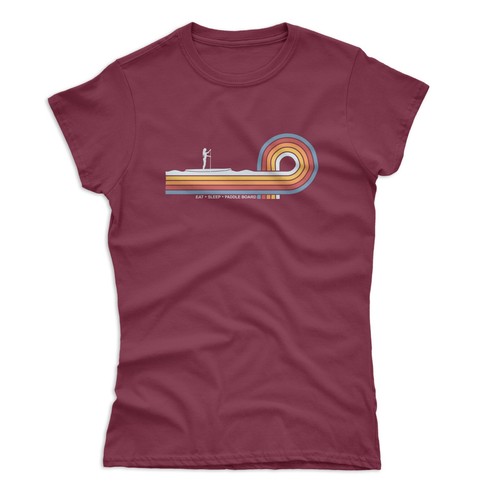 Women retro lines - women's,