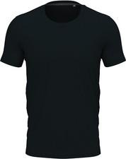 Mens Plain Slim Fitted Body Fit Cotton + Elastane Fashion Tee T-Shirt Tshirt