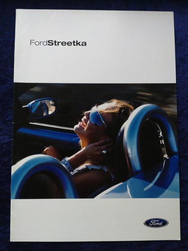 Ford streetka brochure 2002 - brochure, 09.2002