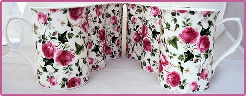 Ivy rose pink - rose, mugs