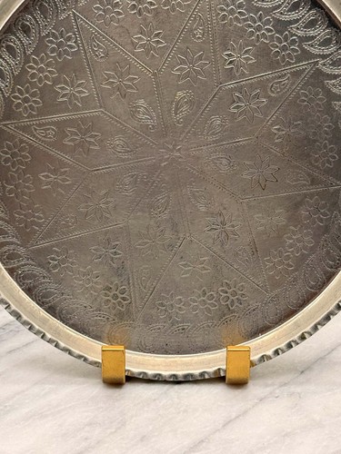 Vintage hand engraved silver - hand,