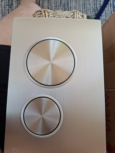 Toilet flush button - toilet,