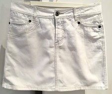 Jeans White Skirt from