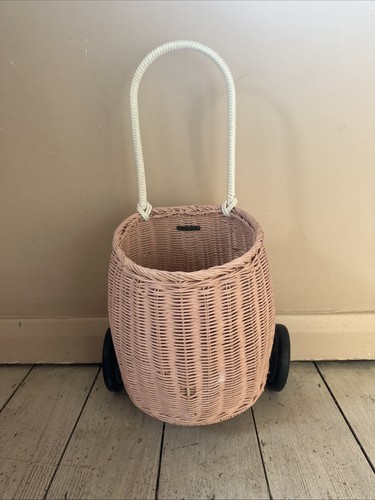 Olli ella pink rattan luggie - ella,